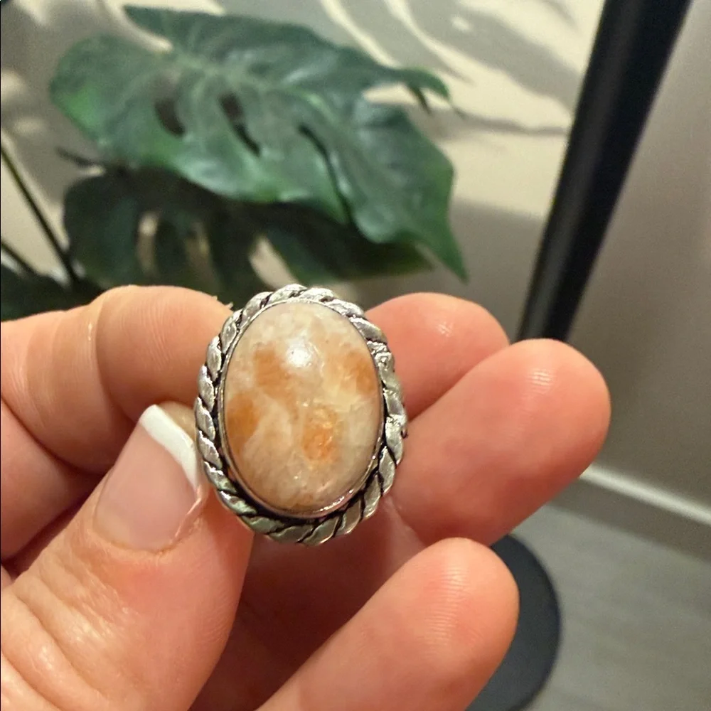 Sacral chakra sexual energy healing‎ jewelry sterling and adventurine ring 6